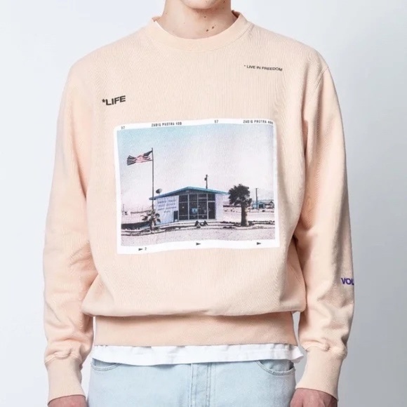Zadig & Voltaire Simba Life Graphic Sweatshirt Size Medium - Picture 1 of 15